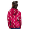 Red Tiny Polka Dot Women's Hoodie-grizzshop