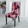 Red Wine Botttle Pattern Print Chair Cover-grizzshop