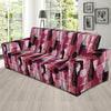 Red Wine Botttle Pattern Print Sofa Covers-grizzshop