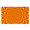 Red and Yellow Abstract Optical illusion Door Mat-grizzshop