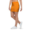 Red and Yellow Abstract Optical illusion Mini Skirt-grizzshop