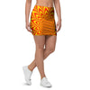 Red and Yellow Abstract Optical illusion Mini Skirt-grizzshop