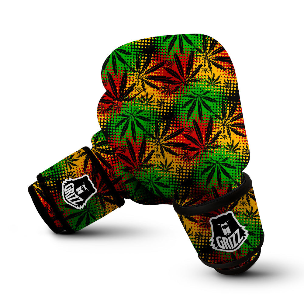 Reggae Abstract Print Pattern Boxing Gloves-grizzshop