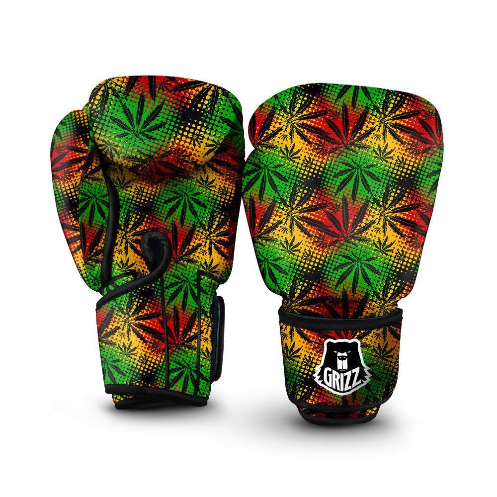 Reggae Abstract Print Pattern Boxing Gloves-grizzshop