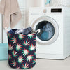 Reggae Leaf Psychedelic Laundry Basket-grizzshop