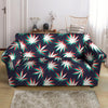 Reggae Leaf Psychedelic Loveseat Cover-grizzshop