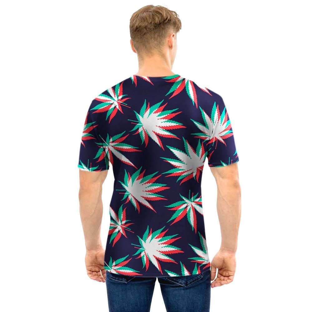 Reggae Leaf Psychedelic Men T Shirt-grizzshop