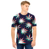 Reggae Leaf Psychedelic Men T Shirt-grizzshop