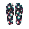 Reggae Leaf Psychedelic Men's Flip Flops-grizzshop