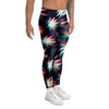 Reggae Leaf Psychedelic Men's Leggings-grizzshop