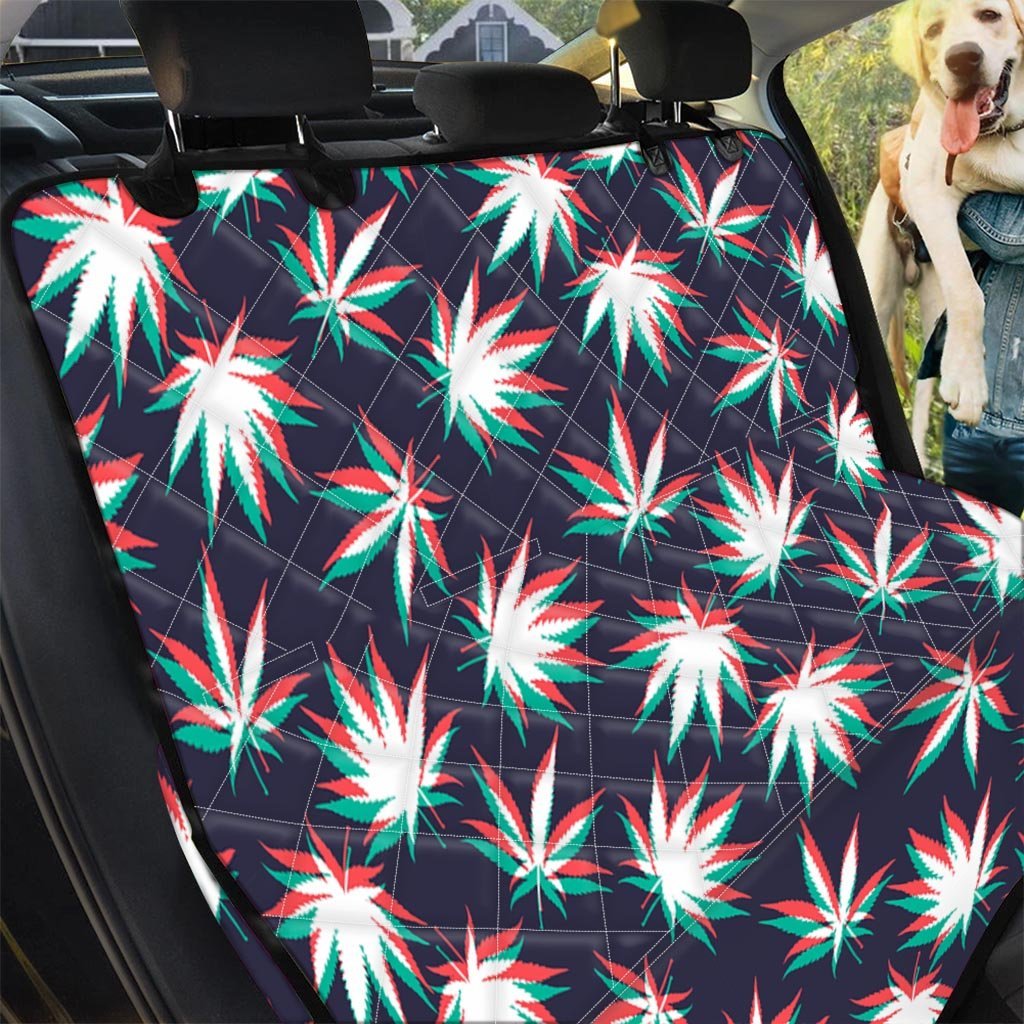 Reggae Leaf Psychedelic Pet Car Seat Cover-grizzshop