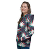 Reggae Leaf Psychedelic Women's Hoodie-grizzshop