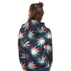 Reggae Leaf Psychedelic Women's Hoodie-grizzshop