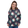 Reggae Leaf Psychedelic Women's Hoodie-grizzshop