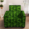 Reggae Leaf Rasta Armchair Cover-grizzshop