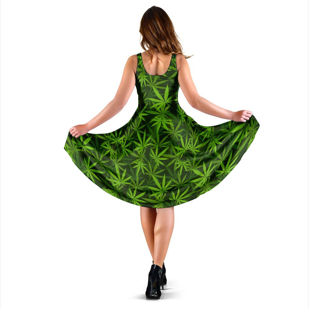 Reggae Leaf Rasta Dress-grizzshop