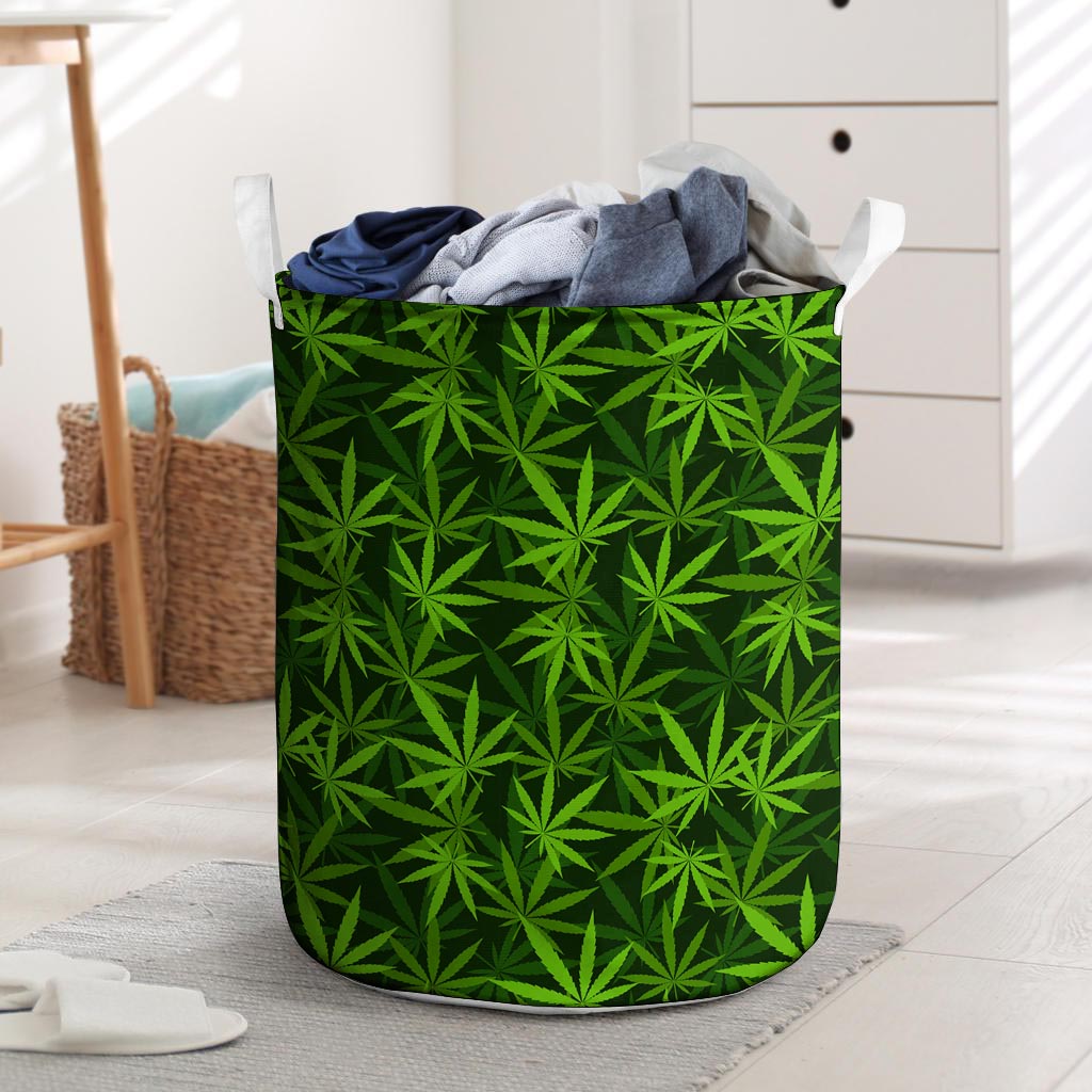 Reggae Leaf Rasta Laundry Basket-grizzshop