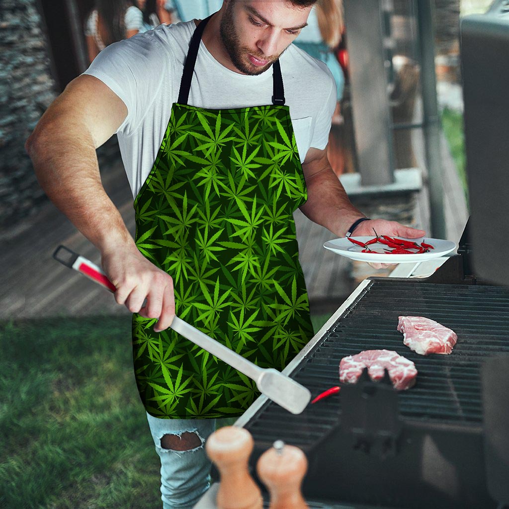 Reggae Leaf Rasta Men's Apron-grizzshop