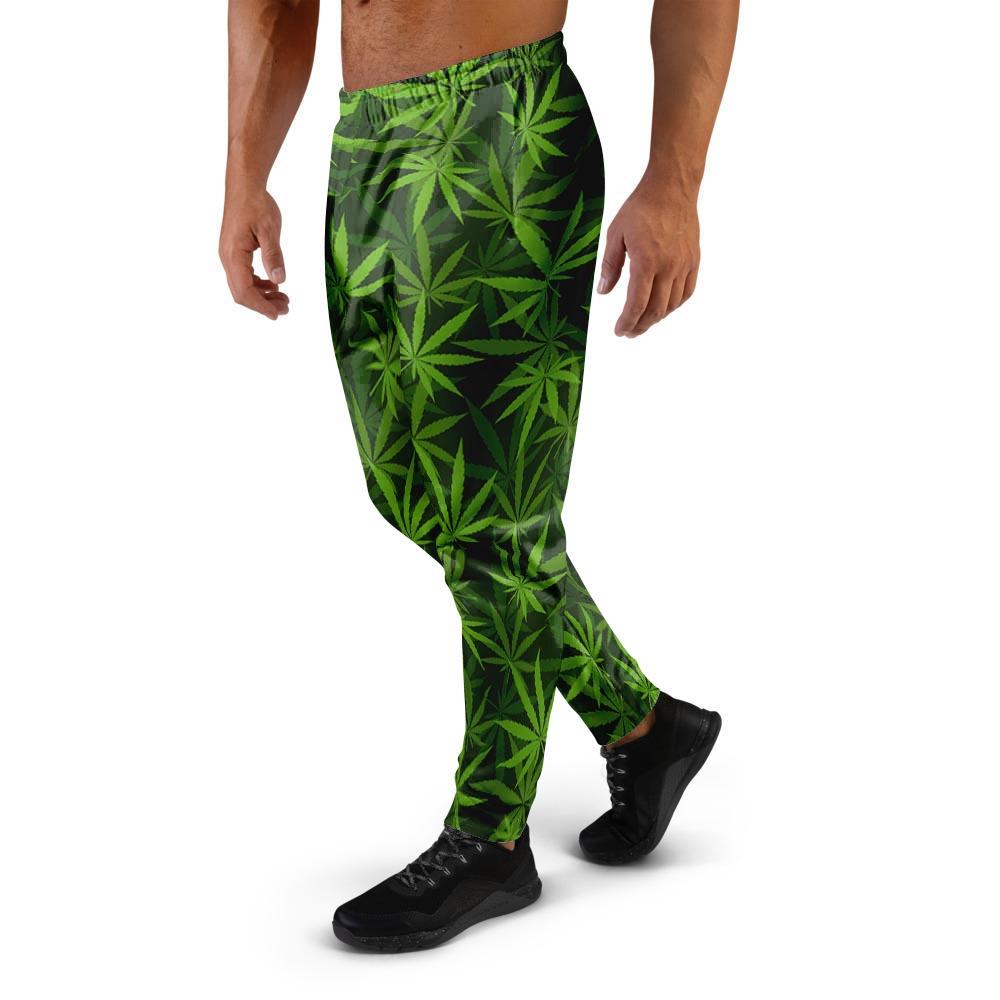 Reggae Leaf Rasta Men's Joggers-grizzshop