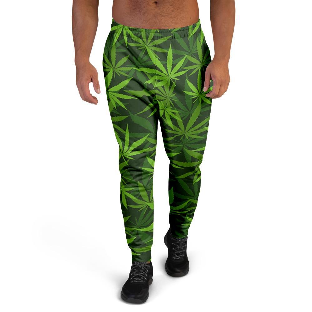 Reggae Leaf Rasta Men's Joggers-grizzshop