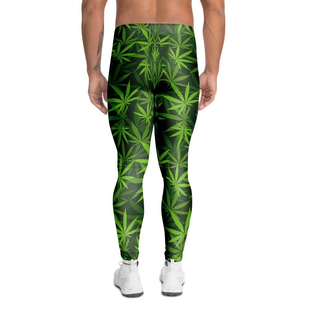 Reggae Leaf Rasta Men's Leggings-grizzshop