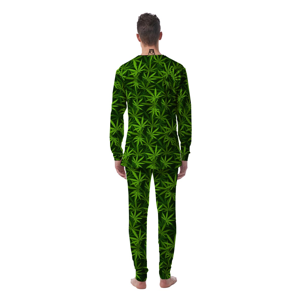 Reggae Leaf Rasta Men's Pajamas-grizzshop