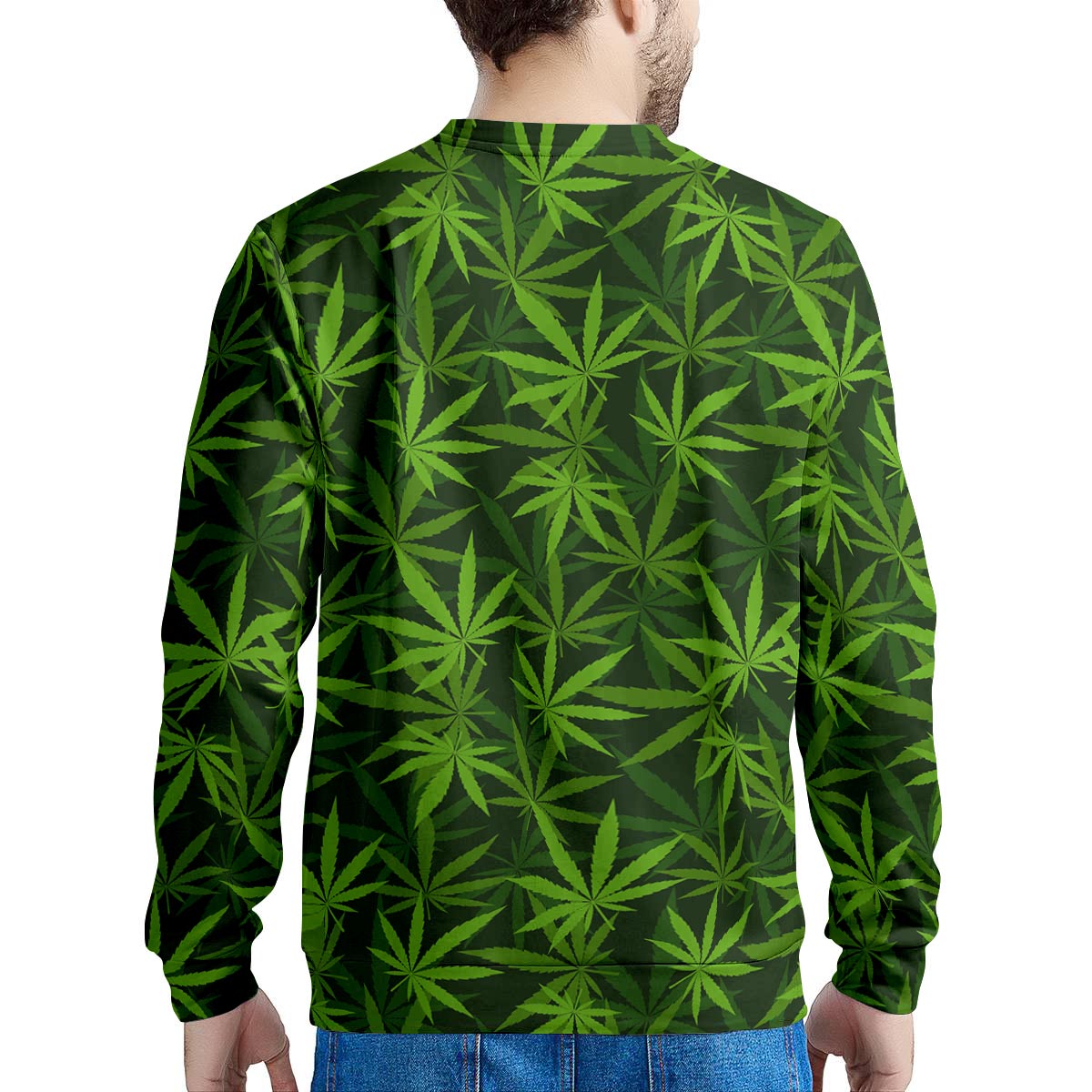 Reggae Leaf Rasta Men's Sweatshirt-grizzshop