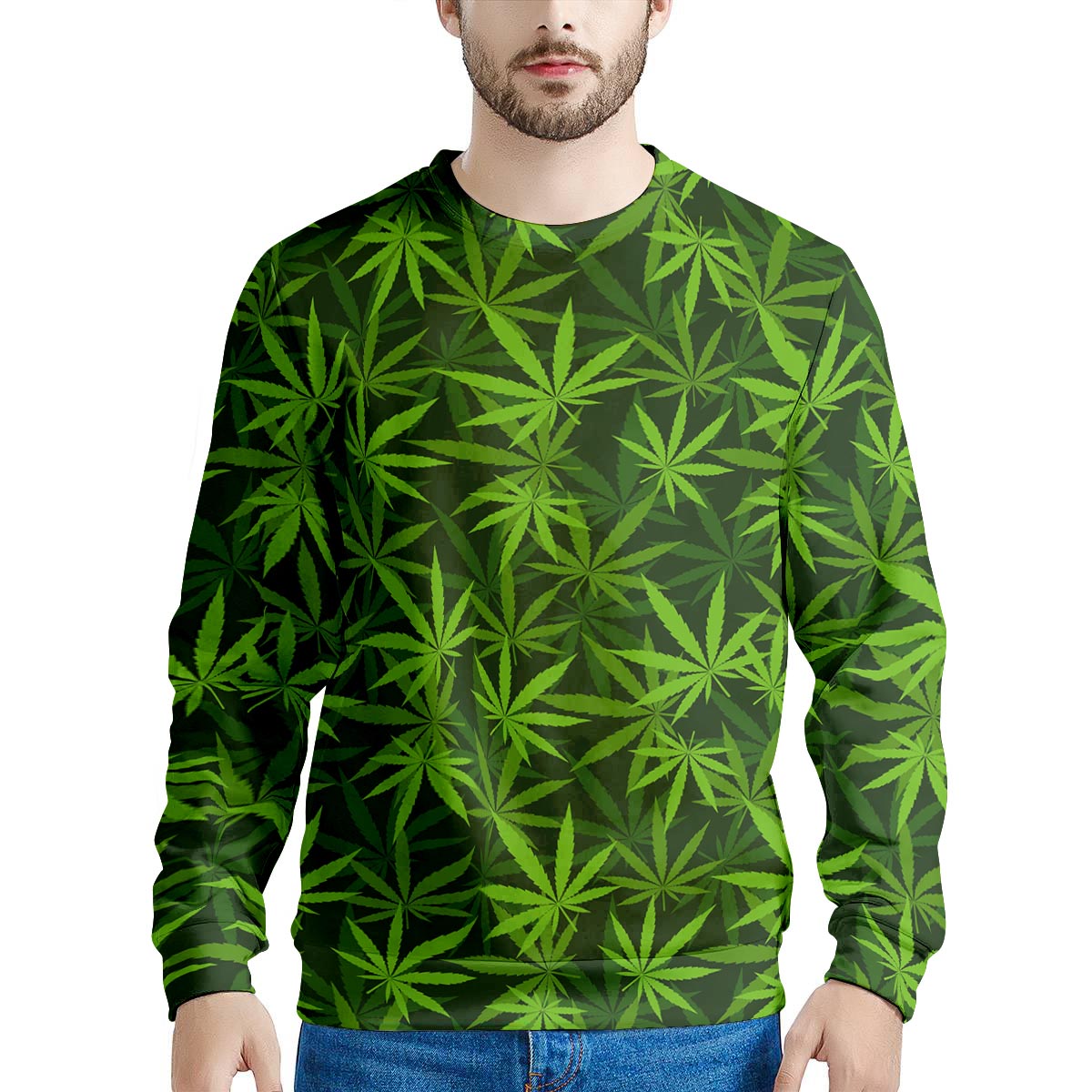 Reggae Leaf Rasta Men's Sweatshirt-grizzshop