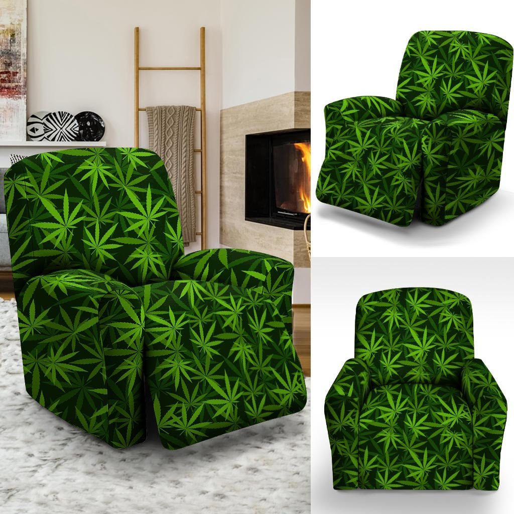 Reggae Leaf Rasta Recliner Cover-grizzshop