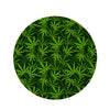 Reggae Leaf Rasta Round Rug-grizzshop