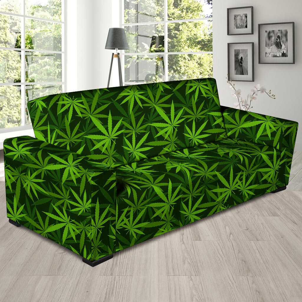 Reggae Leaf Rasta Sofa Cover-grizzshop