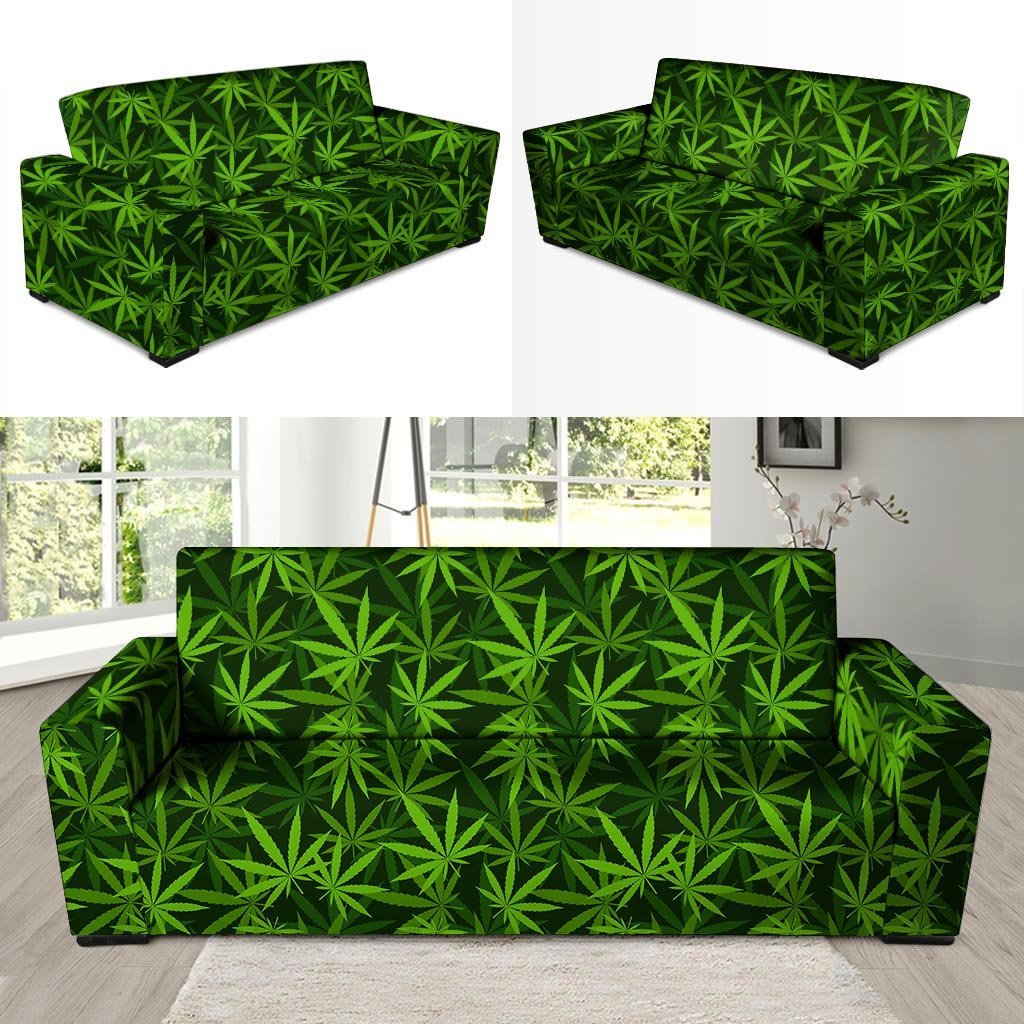 Reggae Leaf Rasta Sofa Cover-grizzshop