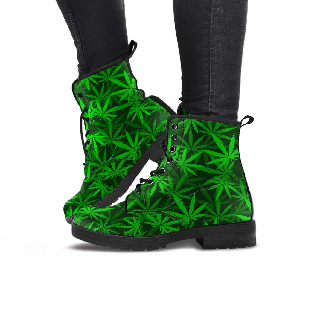 Reggae Leaf Rasta Women's Boots-grizzshop