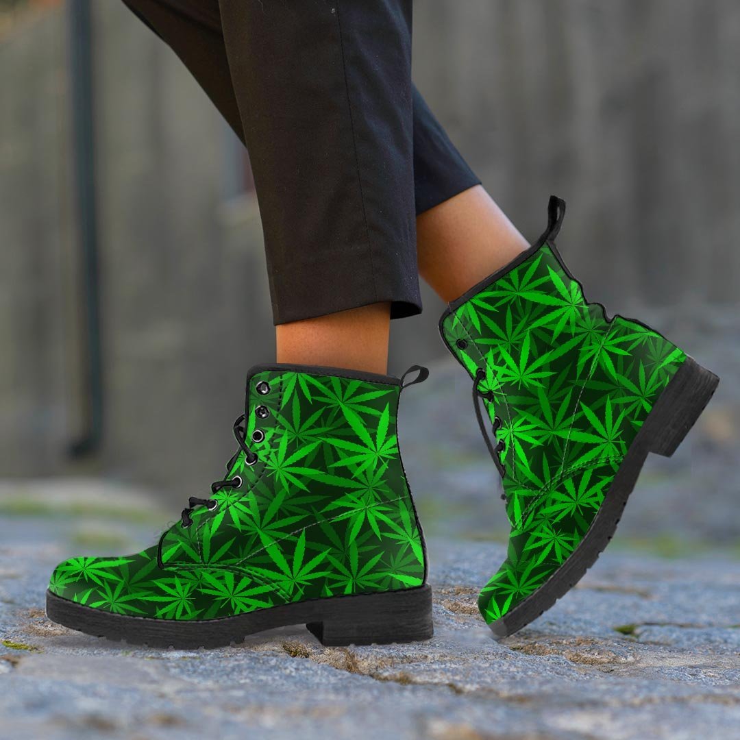 Reggae Leaf Rasta Women's Boots-grizzshop