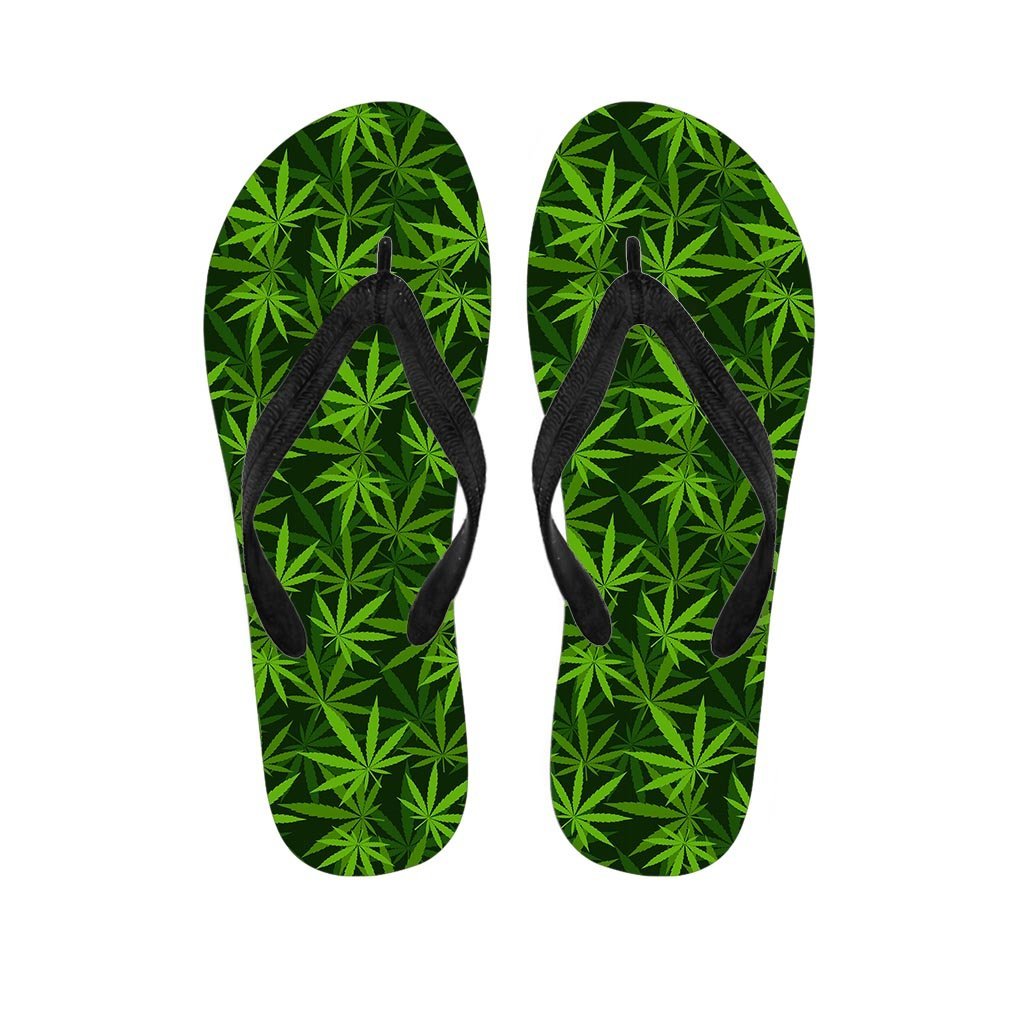 Reggae Leaf Rasta Women's Flip Flops-grizzshop