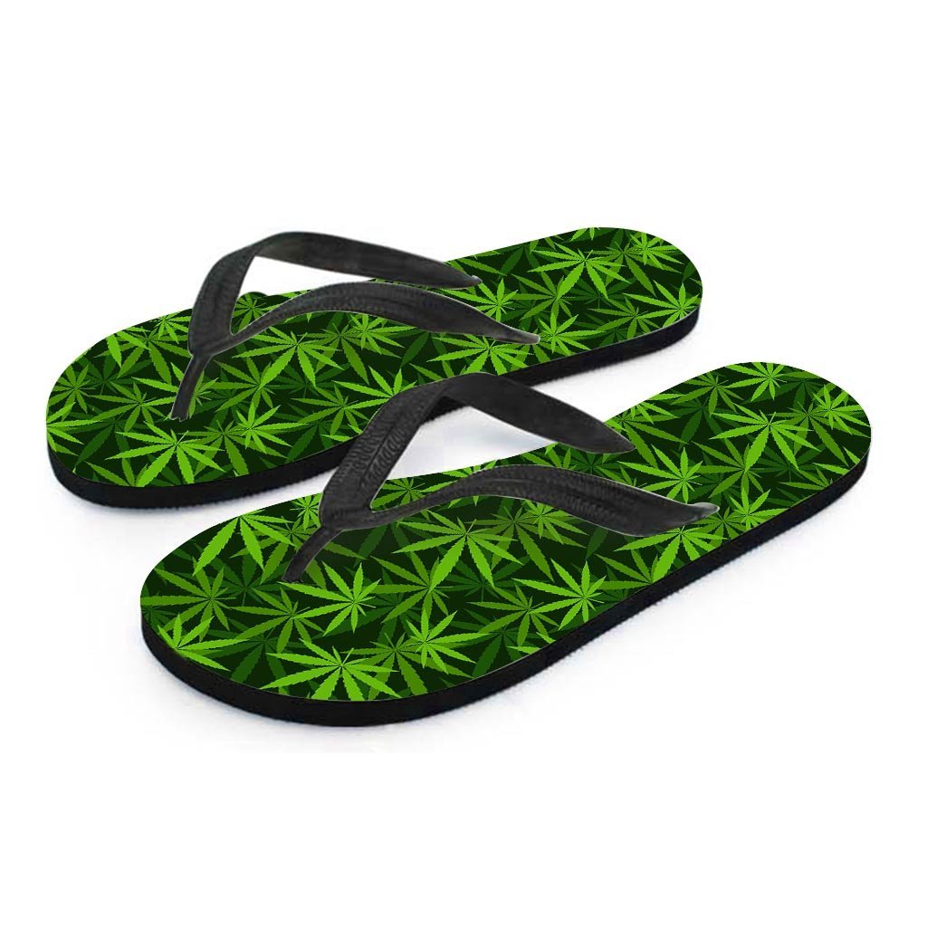 Reggae Leaf Rasta Women's Flip Flops-grizzshop