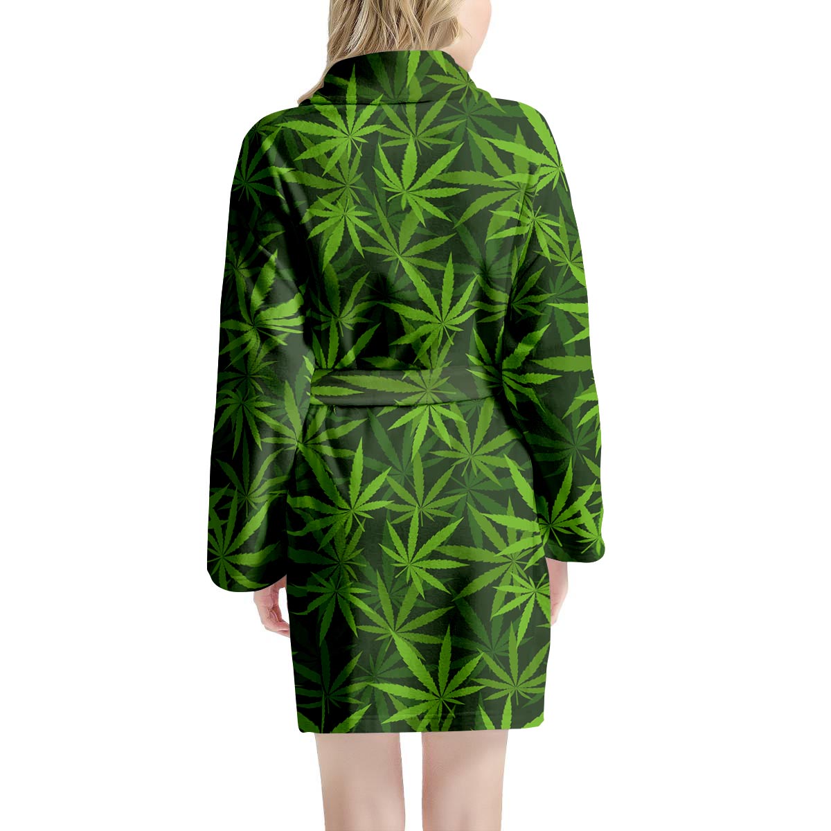 Reggae Leaf Rasta Women's Robe-grizzshop