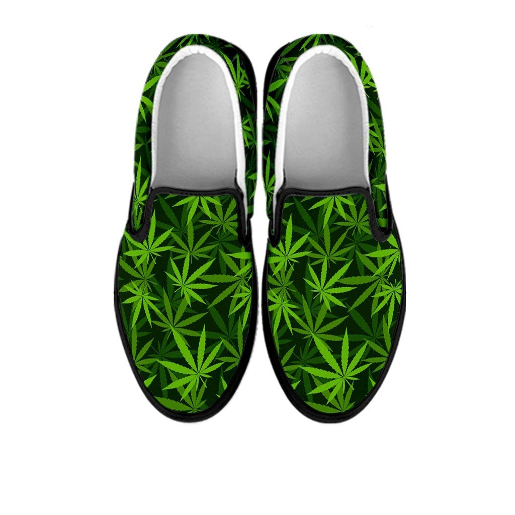 Reggae Leaf Rasta Women's Slip On Sneakers-grizzshop