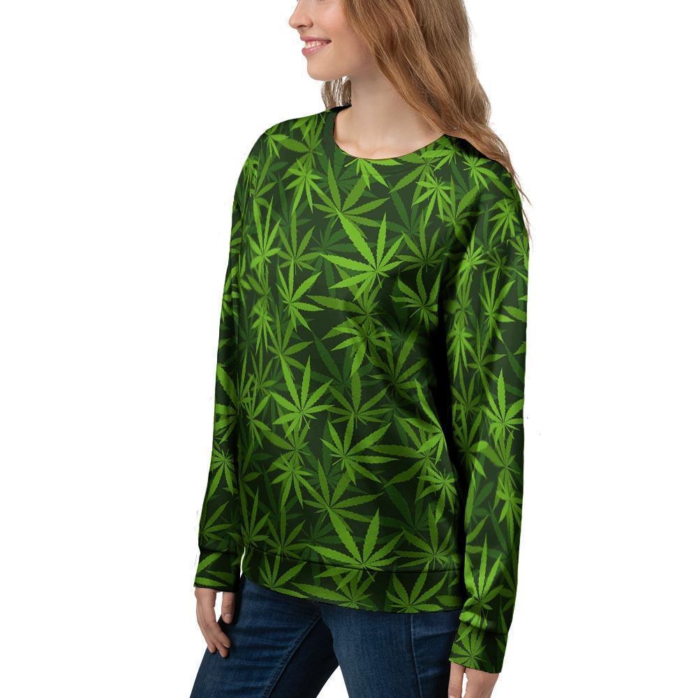 Reggae Leaf Rasta Women's Sweatshirt-grizzshop