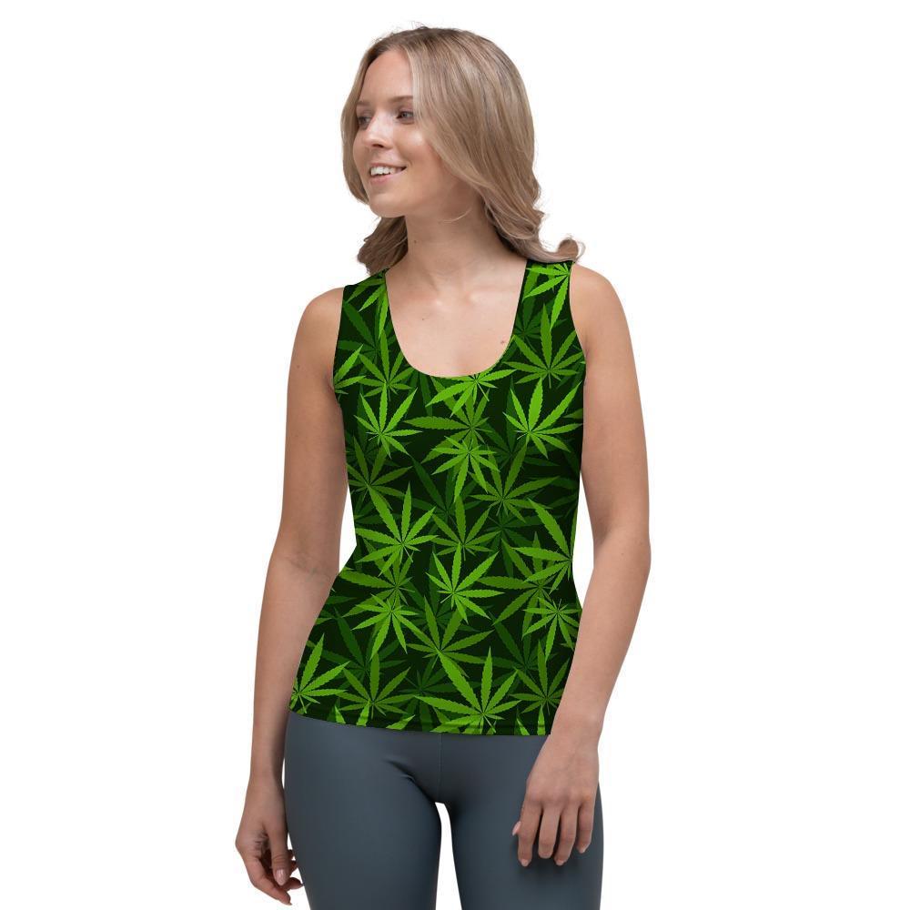 Reggae Leaf Rasta Women's Tank Top-grizzshop