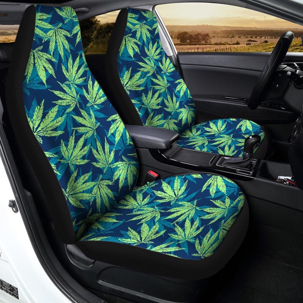 Reggae Leaf Tropical Car Seat Covers-grizzshop