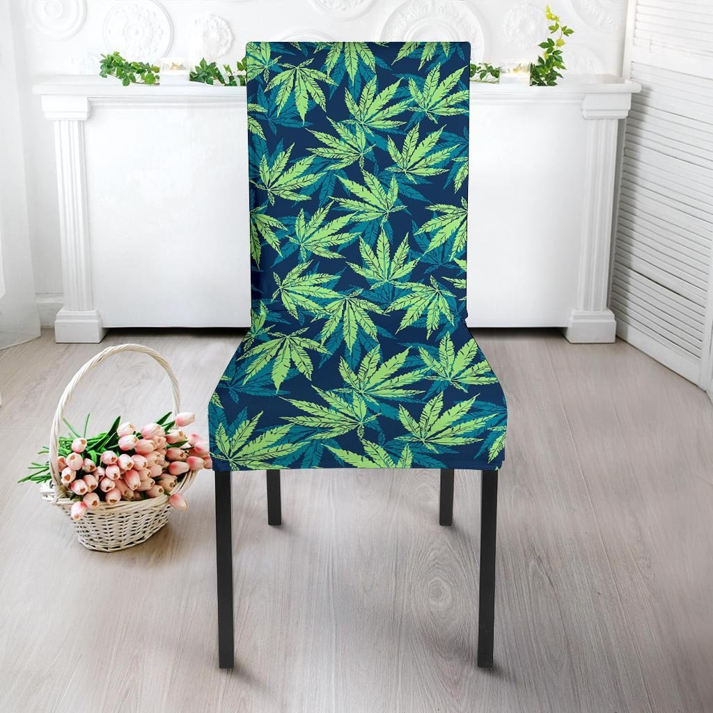 Reggae Leaf Tropical Chair Cover-grizzshop