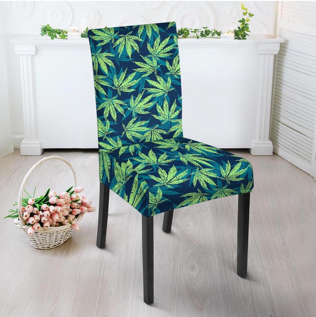 Reggae Leaf Tropical Chair Cover-grizzshop