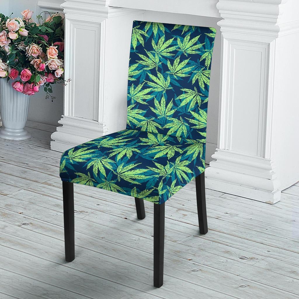 Reggae Leaf Tropical Chair Cover-grizzshop
