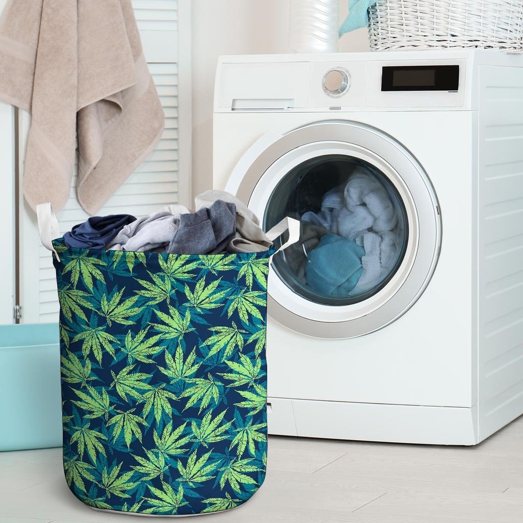 Reggae Leaf Tropical Laundry Basket-grizzshop