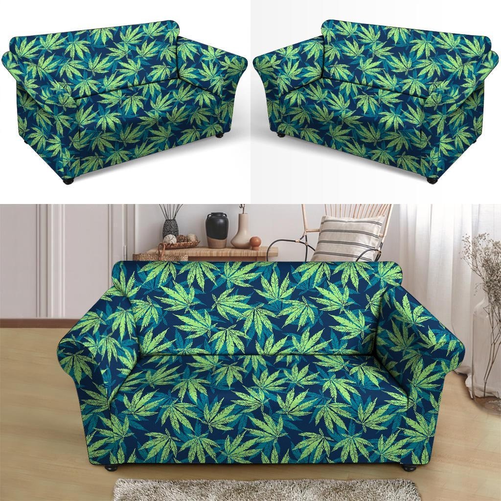 Reggae Leaf Tropical Loveseat Cover-grizzshop