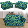 Reggae Leaf Tropical Loveseat Cover-grizzshop