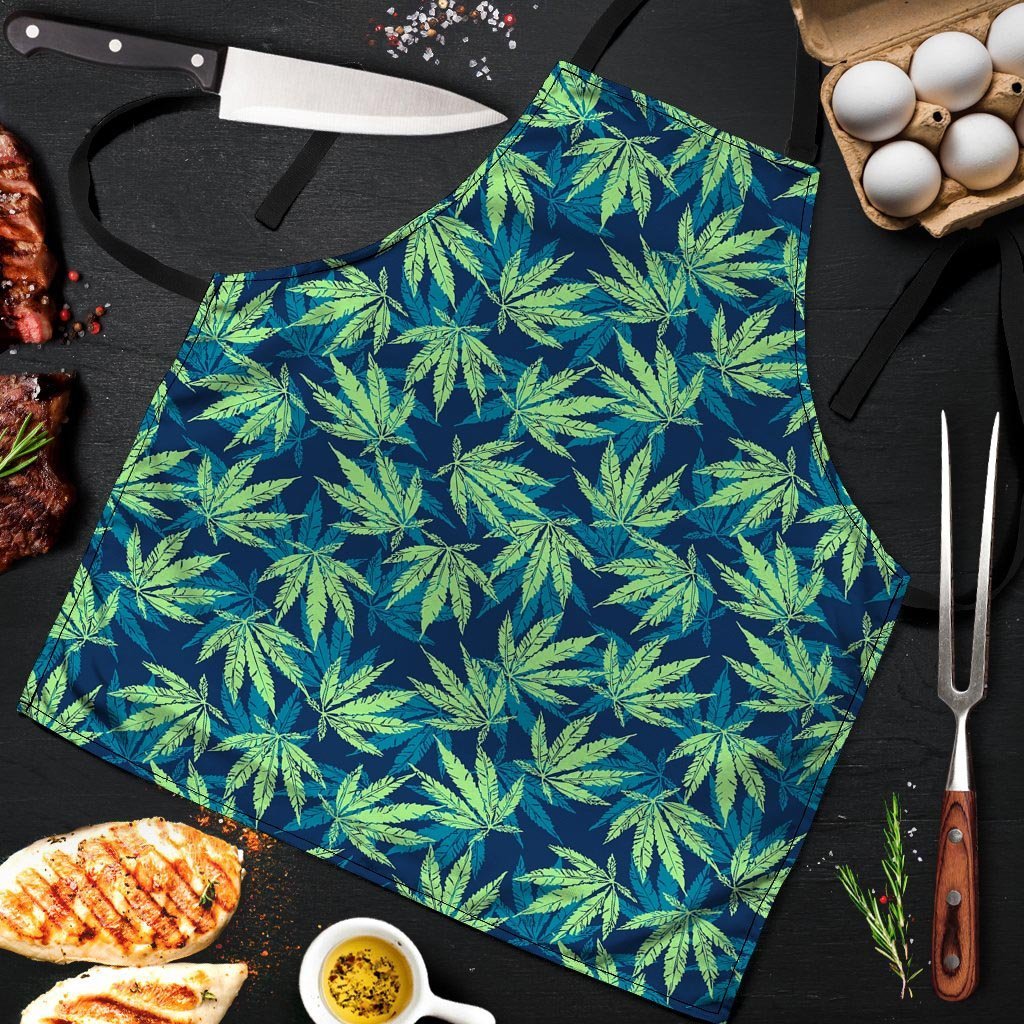 Reggae Leaf Tropical Men's Apron-grizzshop