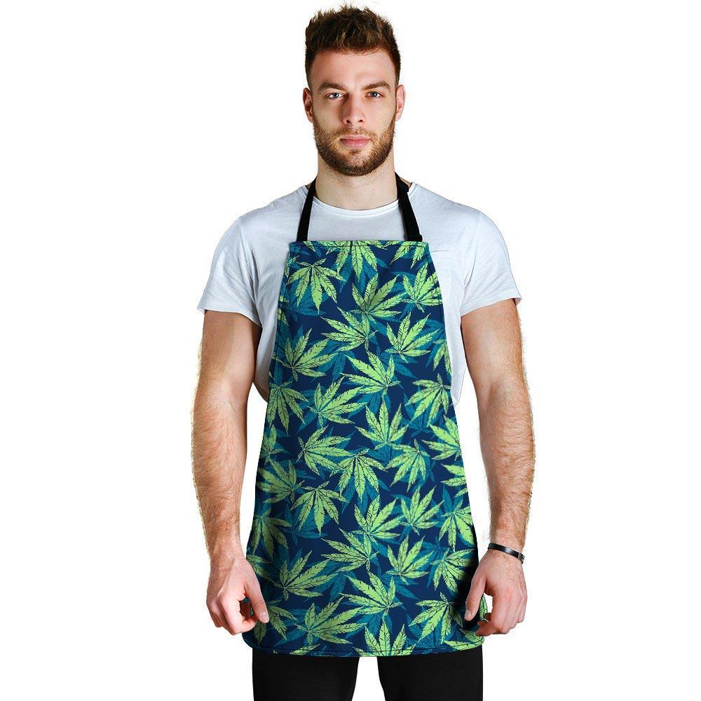 Reggae Leaf Tropical Men's Apron-grizzshop