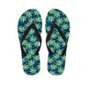 Reggae Leaf Tropical Men's Flip Flops-grizzshop